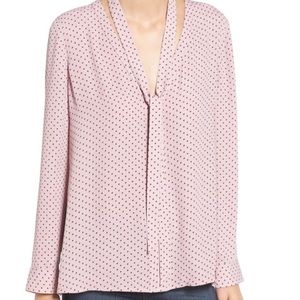 NWT Rebecca Minkoff long sleeve polka dot …